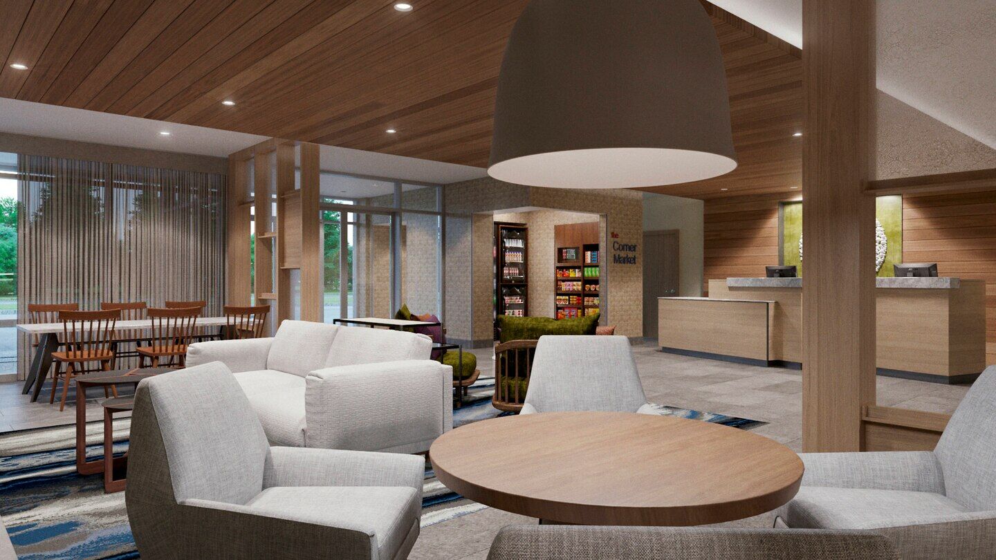 Fairfield Inn & Suites Springfield エンフィールド インテリア 写真